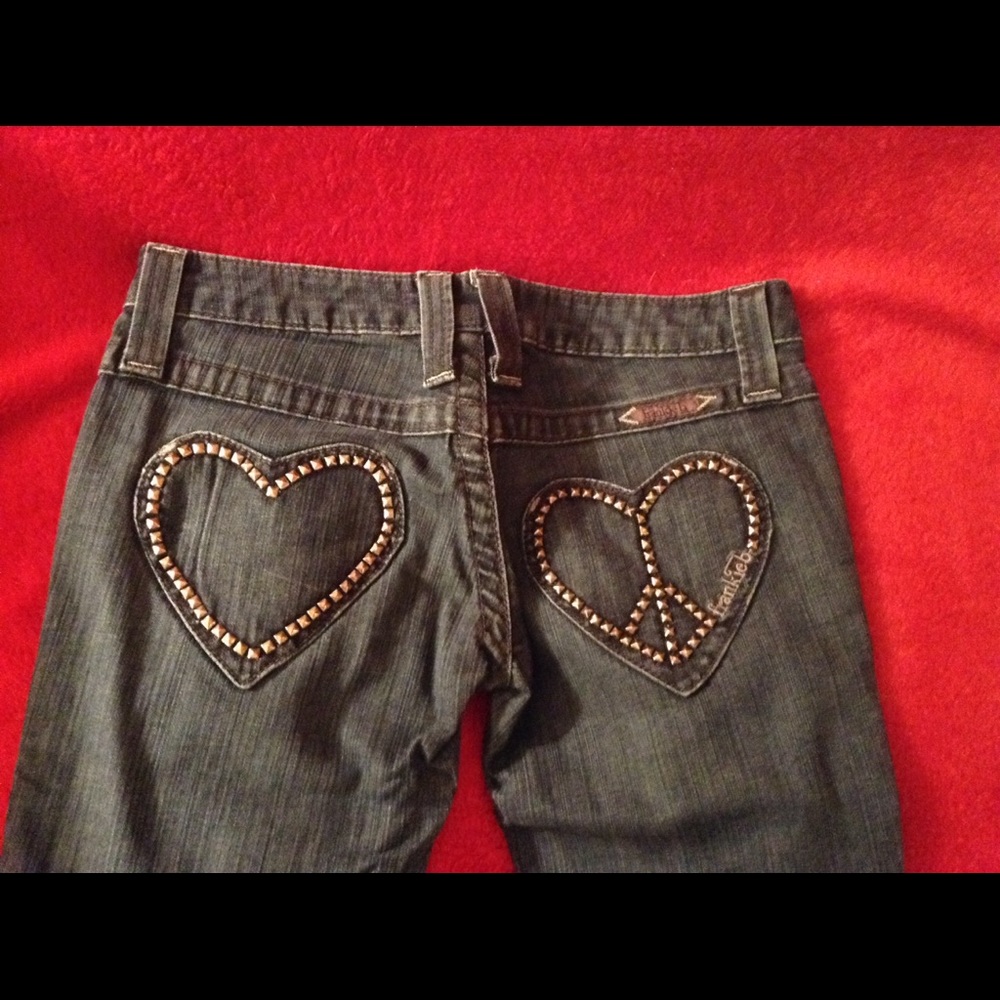 Frankie B Peace Studded Jeans 24